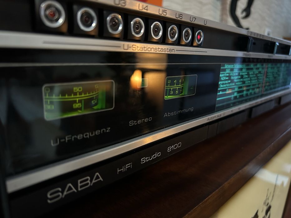 Receiver Vintage SABA Studio 8100 Stereo – Como Novo e Revisto