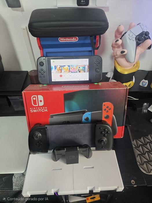 Pack Nintendo Switch V2 desbloqueada