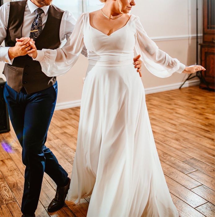 Suknia ślubna r. 38