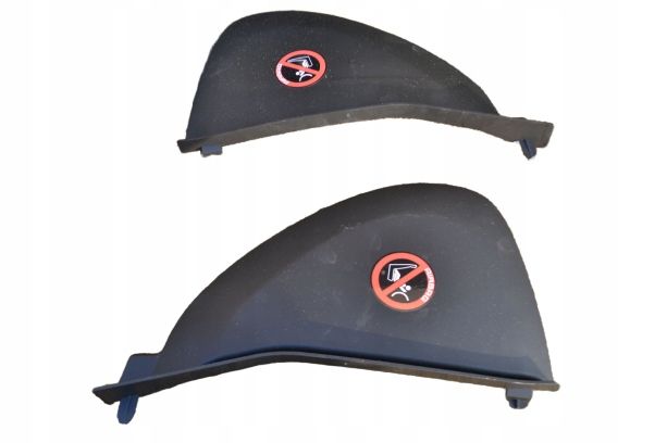 zaślepki boczki deski konsoli l p jaguar xf x250