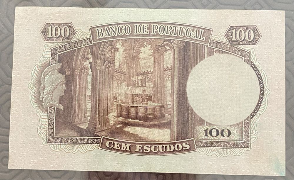 Nota 100$00 Escudos Ch.6 - Prdro Nunes 22/06/1954