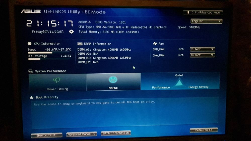 ASUS A88XM-A AMD A4 5300,DDR3 8GB FM2 100% sprawne Super Stan.