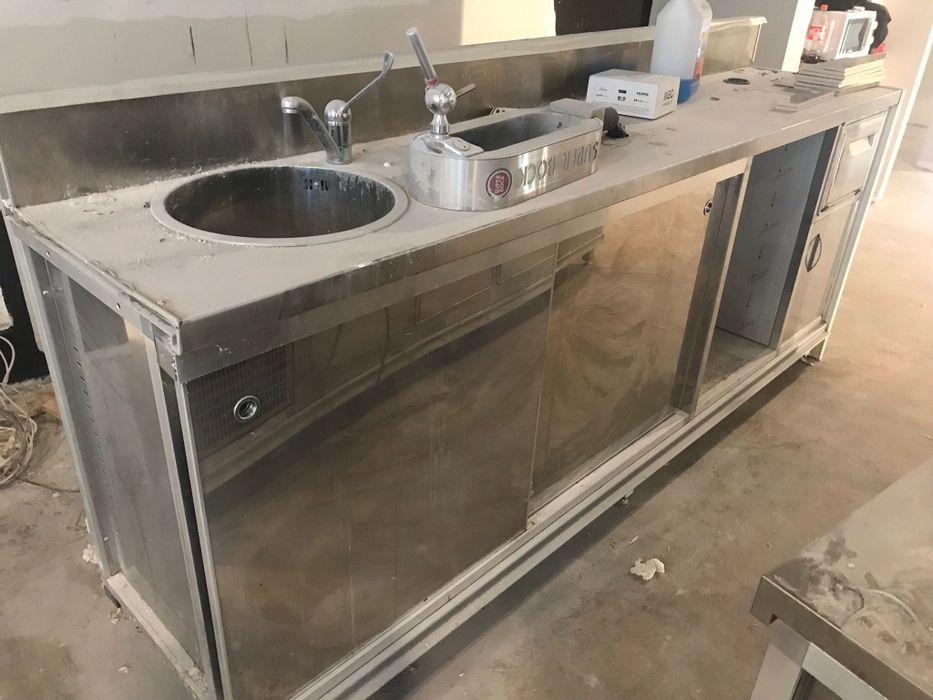 Balcão de inox novo