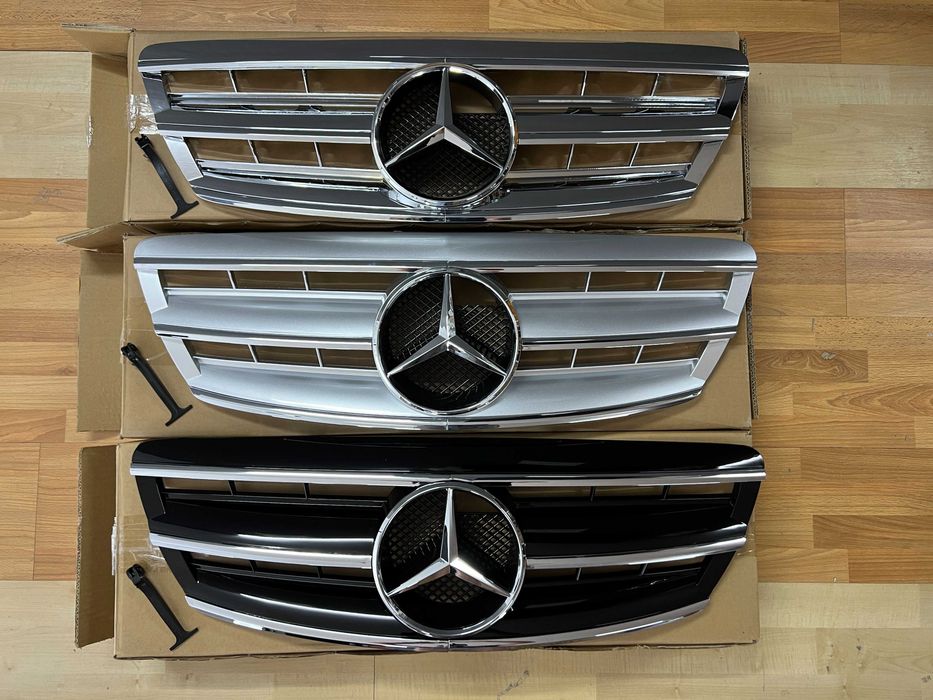 решетка s 220 w220 рестайлинг 2002-2005 года CL S63 AMG Mercedes