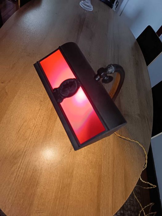 Candeeiro de Banqueiro ou de Piano - Art Déco - Anos 20 - Funcional e Original