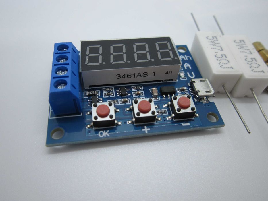 Тестер с нагрузочными резисторами для измерение ёмкости ZB2L3