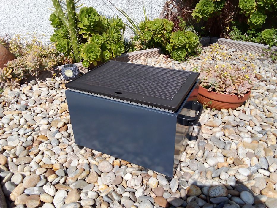 Grelhador portátil a pellets