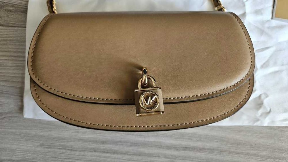 Michael Kors piękna, skórzana torebka na łancuszku ORYGINAŁ