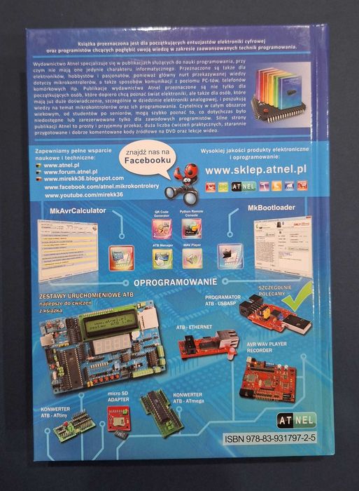 ATNEL Mirosław Kardaś komplet Bluebook Greenbook Yellowbook AVR stan ideał