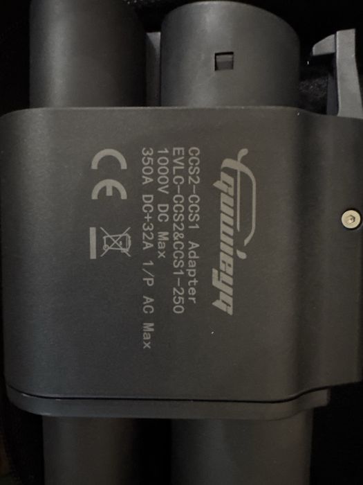 CCS2 to CCS1 250 kwt dc+ac Перехідник адаптер зарядки