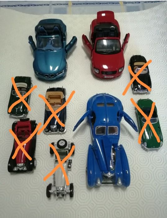 Carros miniatura p/coleção