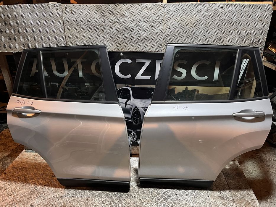 Bmw x3 f25 drzwi tyl prawe lewe kompletne 354