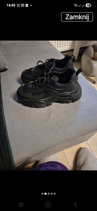 Czarne adidasy DeeZee