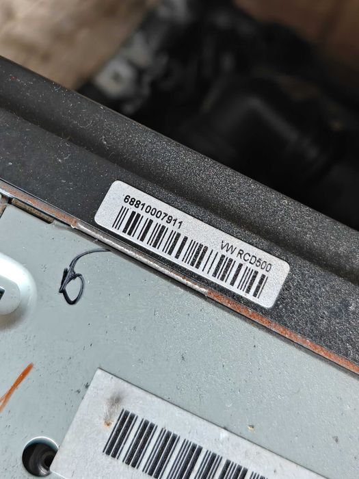 Rádio original Golf 5 RCD500