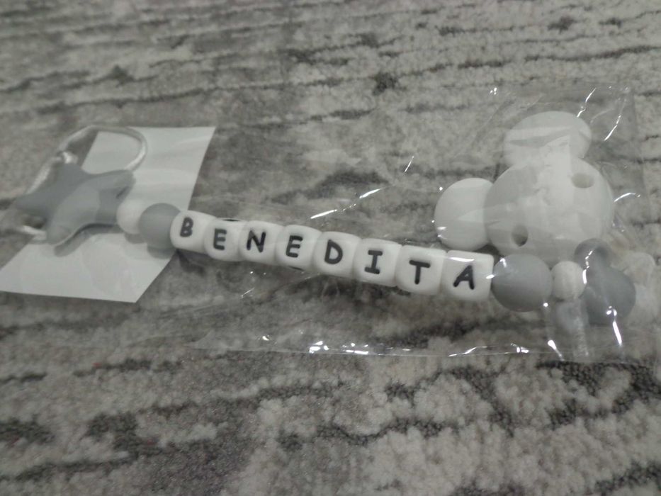 Prendedor de Chupeta Personalizado Benedita