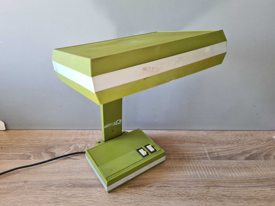 Lampa biurowa stołowa Polamp Prl FSO i UT Pułtusk