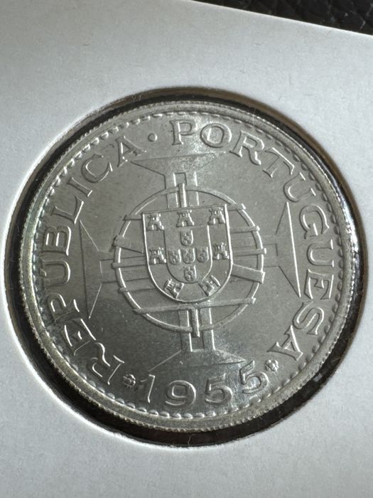 Moeda 20$ Angola 1955