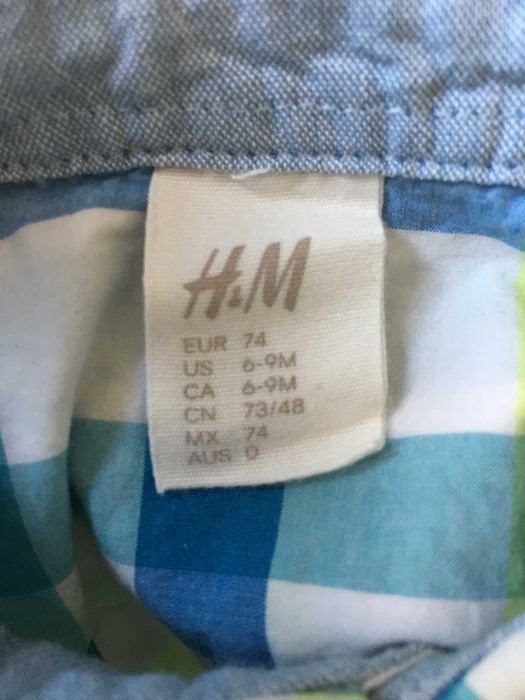 Koszula (krótki rękaw) – H&M – 74 cm