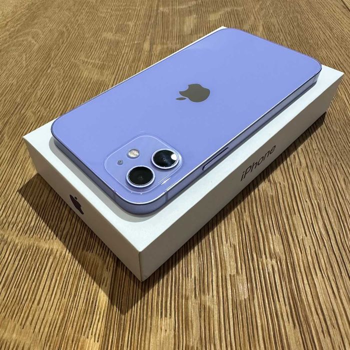  Apple iPhone 12 Mini 128GB Purple Niebieski Gwarancja Idealny Bat. 100%