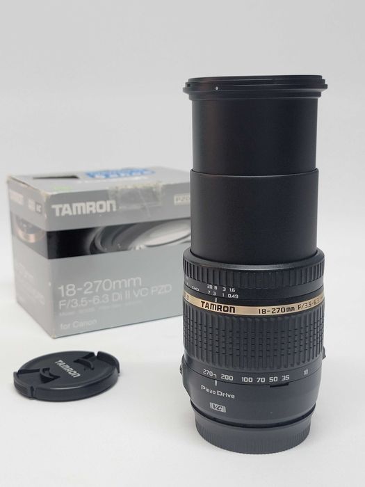 Objetiva Tamron 18-270 Nikon lente