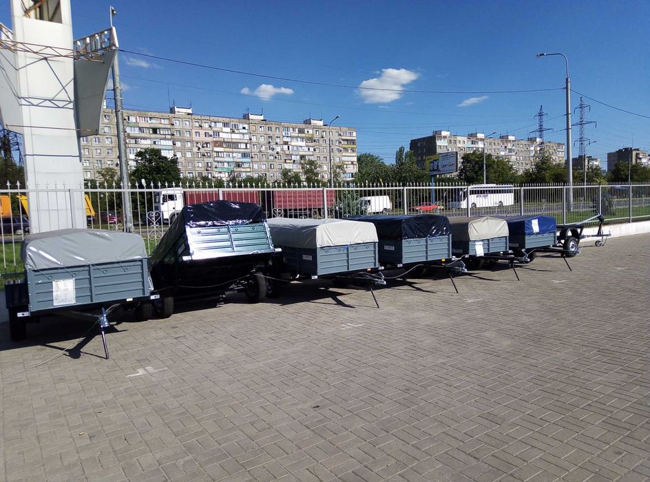 Причеп КРД 130 одноосний 3200*1560 авто причіп Кремінь+