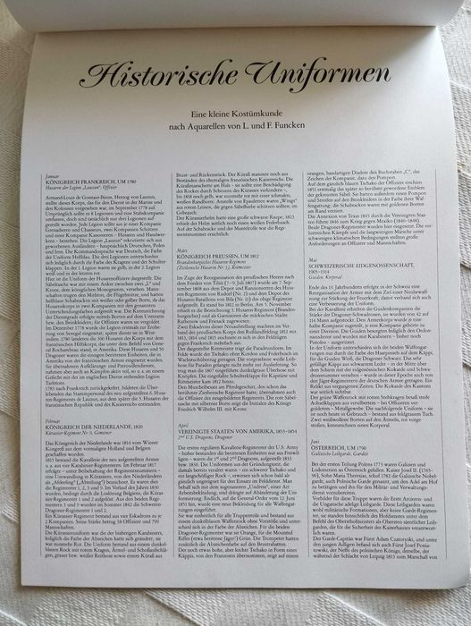 Calendário 1987 Cavaleiros Britânicos - A3