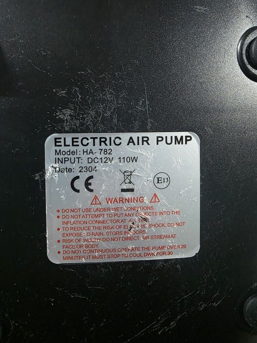 Електричний портативний насос ZAFIED HA-782 120 Вт 12 В