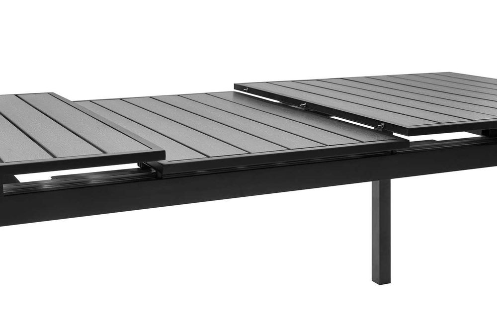 Nowoczesny stół ogrodowy rozkładany 180–240cm z kompozytu WPC Polywood 180/240