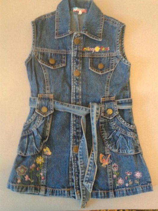 Джинсовый сарафан на девочку 3 - 5 лет
