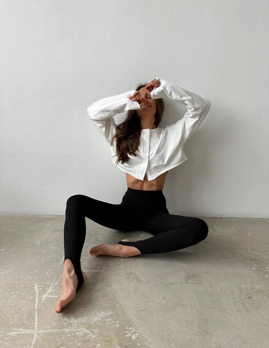 Трендові лосини легінси лосіни зі штрипками штрипкою утеплені теплі