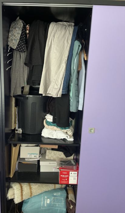 Guarda fato roxo