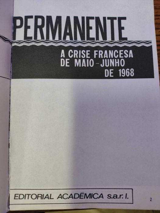 Livro Revolução Permanente – A crise francesa de maio-junho 1968