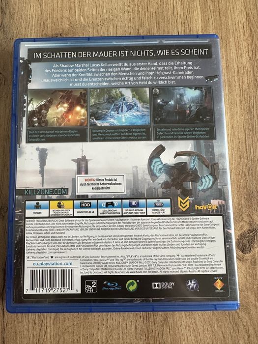 Killzone Shadow Fall PlayStation 4