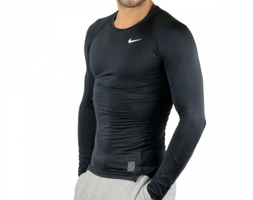 Nike pro compression компрессионный лонгслив