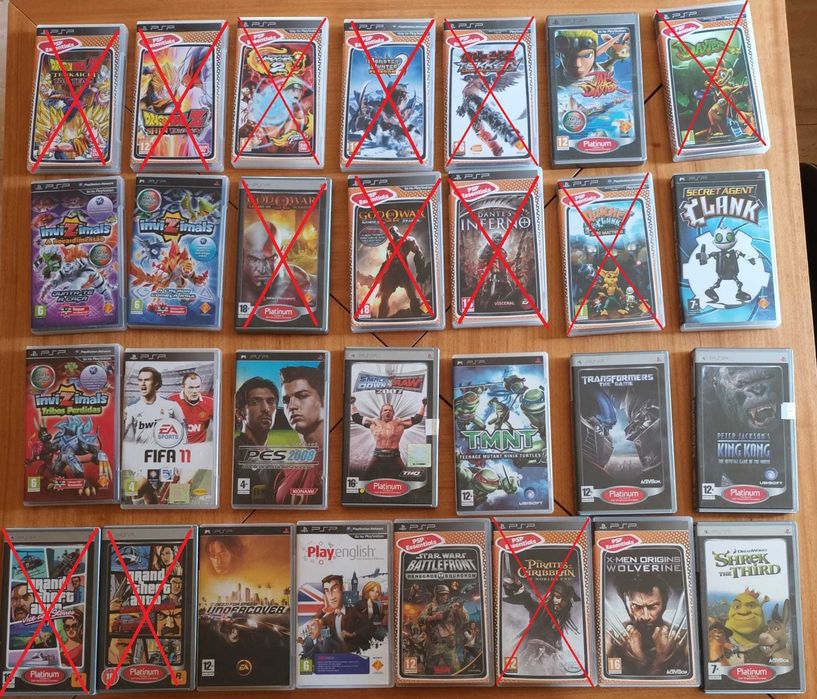 Jogos PSP - Excelente Estado