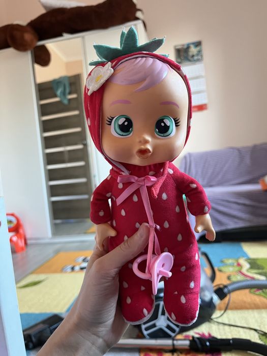 Лялька Cry Babies полуничка