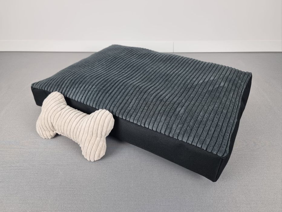 Legowisko/poducha dla psa szary struks dla małego psa roz. S (50x60)