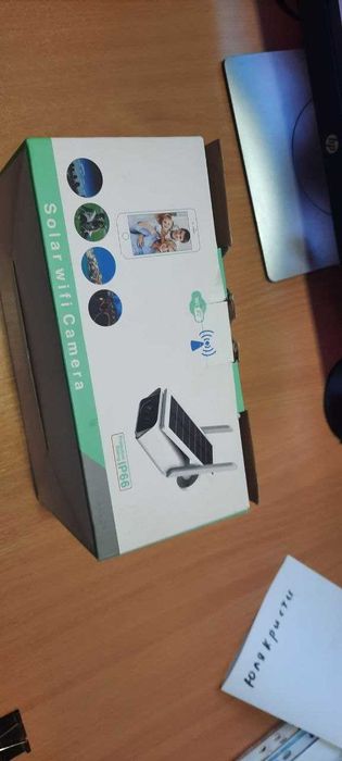 Бездротова вулична WiFi камера Solar ABQ-Q1 Full HD Icsee з віддаленим доступом Біла
