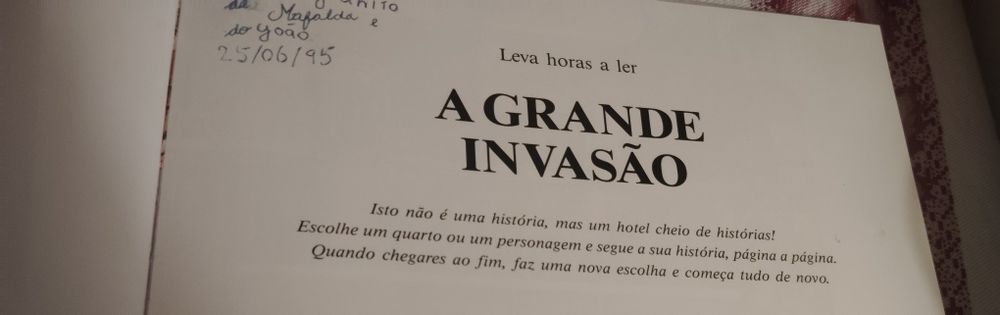 Livro A Grande Invasão Usado