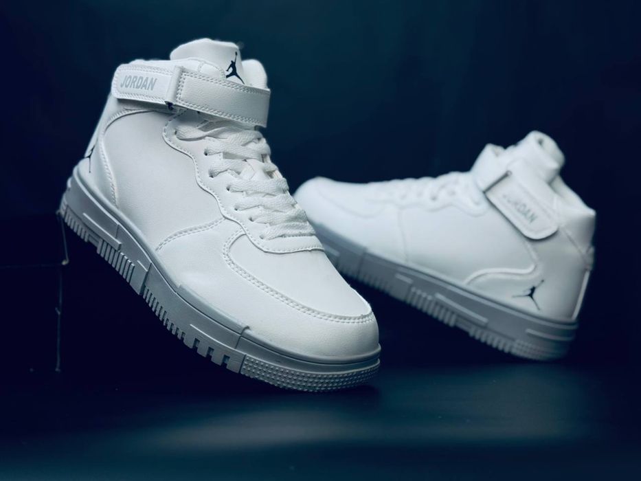 Nike Jordan Retro мужские белые зимние кроссовки Найк Джордан ретро