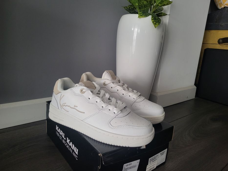 Nowe buty karl kani air białe beżowe 39