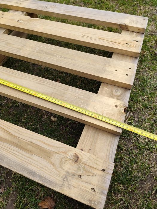 Palety Long 208 x 80 do ogrodu, altany
