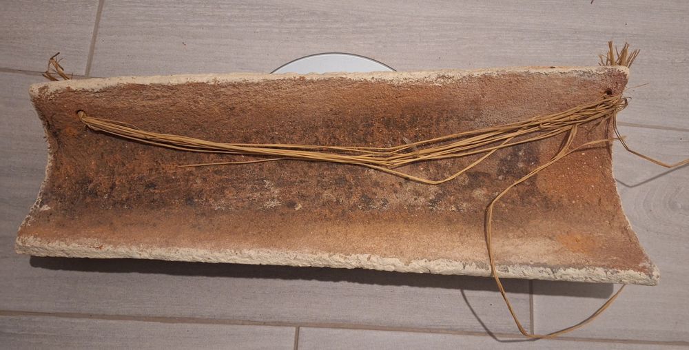 Telha Decorativa com Pássaros