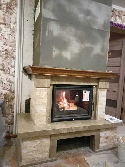 Камін Вклад Монтаж камінів Комплектуючі монтаж каміна топки