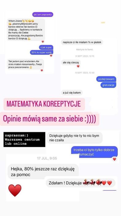 Korepetycje Matematyka (100% podstawa, 94% roz.) OPINIE z 5 lat MATURA
