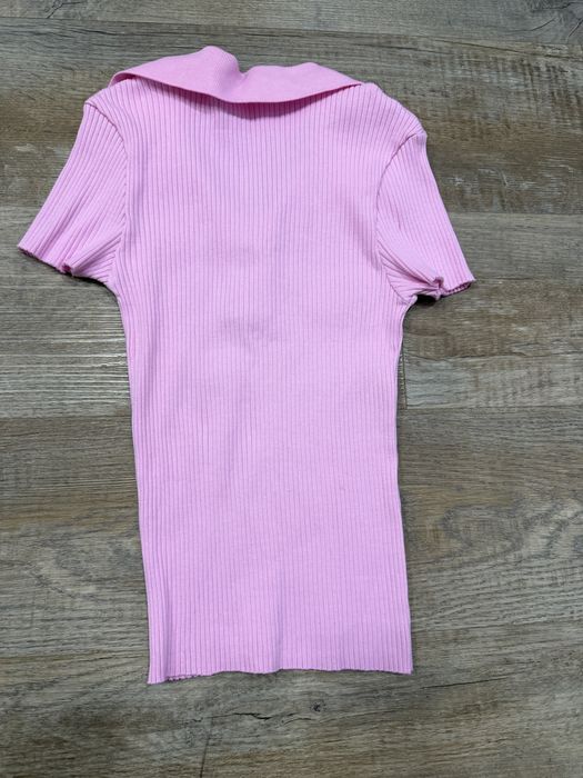 Рожева футболка-поло Zara