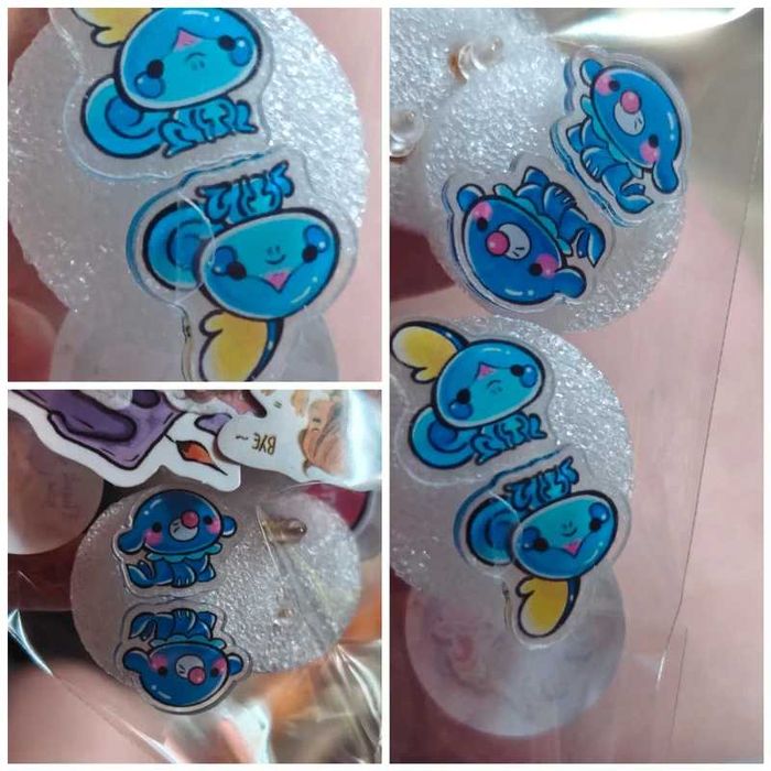 Zestaw kolczyków Sobble i Popplio