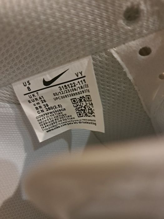 Nike Air Force_1 rozm. 41 białe