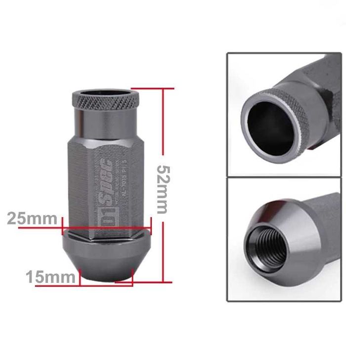 Pernos das jantes / lug NUTS M12 1.25