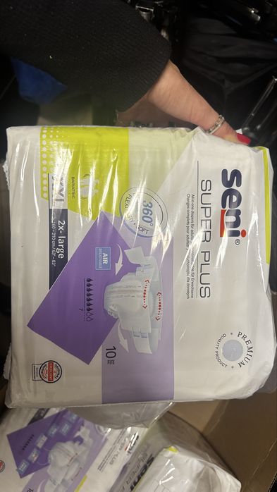 Seni super plus premium XXL pieluchomajtki rzepy